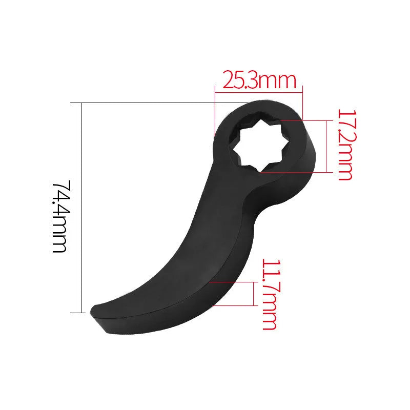 1Set Car Lower Control Arm Prying Tool Pry Bar Wrench for 1/2 Ratchet Open-end Wrench Half Shaft Drive Shaft Disassembly Tool