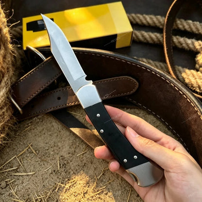 110 Folding Knife D2 Steel Blade G10 Handle Outdoor Camping Portable Hiking Survival Multi-purpose EDC Pocket Knife Men's Gift