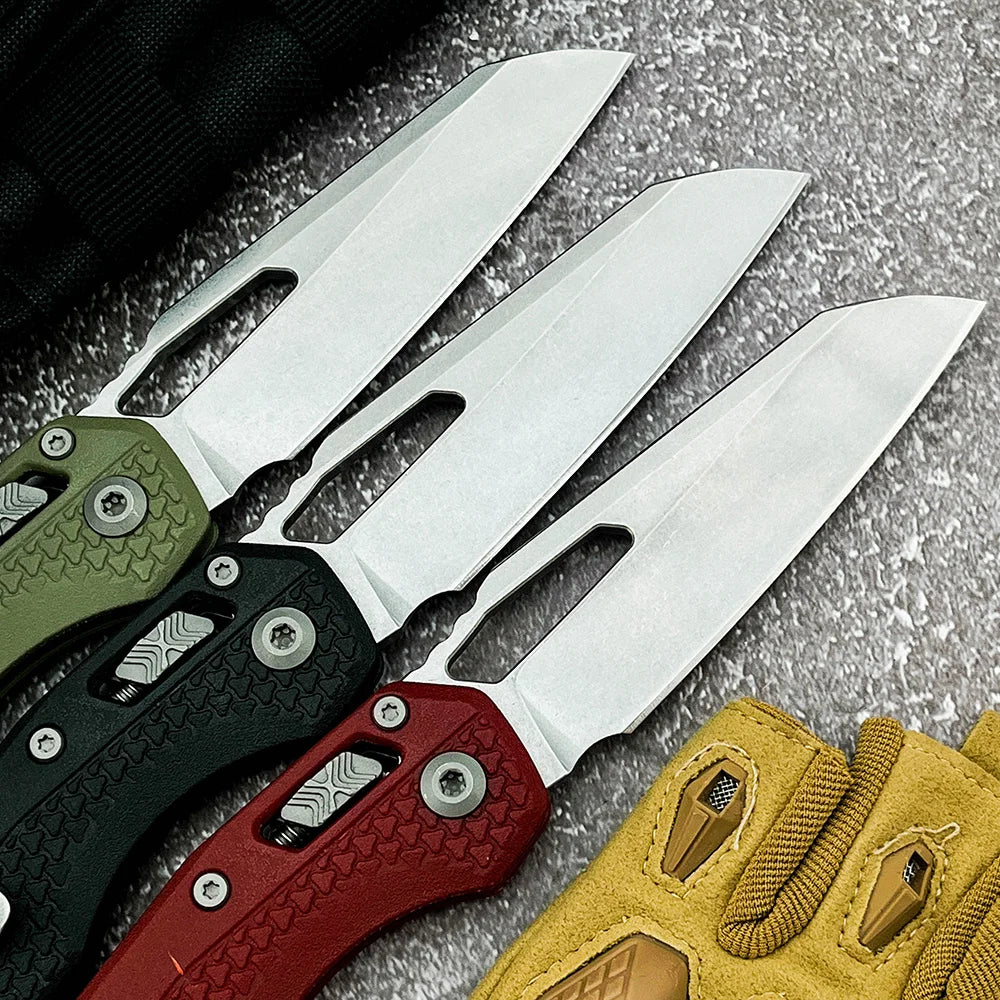 MSI-1 Jungle Adventure EDC Practical Folding Knife Multifunctional Tactical Hunting Tool 440C Blade Knives Nylon Fiber Handles