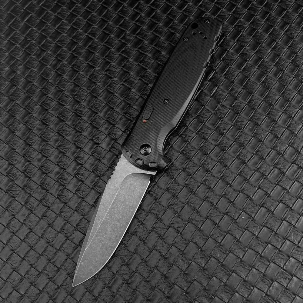 Best-Selling Model 4300 Folding Knife with D2 Steel Blade and G10 Handle—Everyday Adventure, Cutting, Outdoor Pocket Knife, Hiking, Rescue, and Multi-Purpose Tool