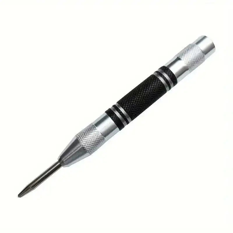 Auto Center Puncher Heavy Duty Drill Guide Tool for Wood Metal Steel Spring Loaded Hole Marker Automatic Hand Tool
