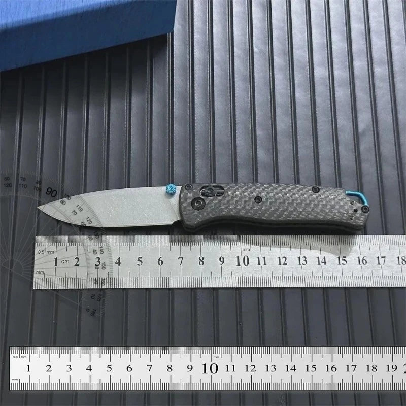 AXIS LOCK BM 533-3/535-3 Carbon Fiber Handle Outdoor Camping Multi-function EDC Pocket Folding Knife Men's Gift