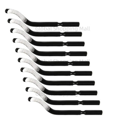 RB3000 Handle Burr Metal Deburring Tool With 10pcs BS1010 Trimming Blades Deburr Burr Scraper For Wood Plastic Reamer Tool