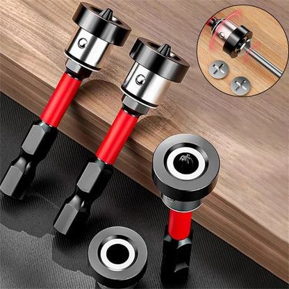 Magnetic Positioning S2 Screwdriver Bit,Drywall Screw for Plasterboard Gypsum Board Locating,1/4" Hex Shank Screw Batch Head PH2