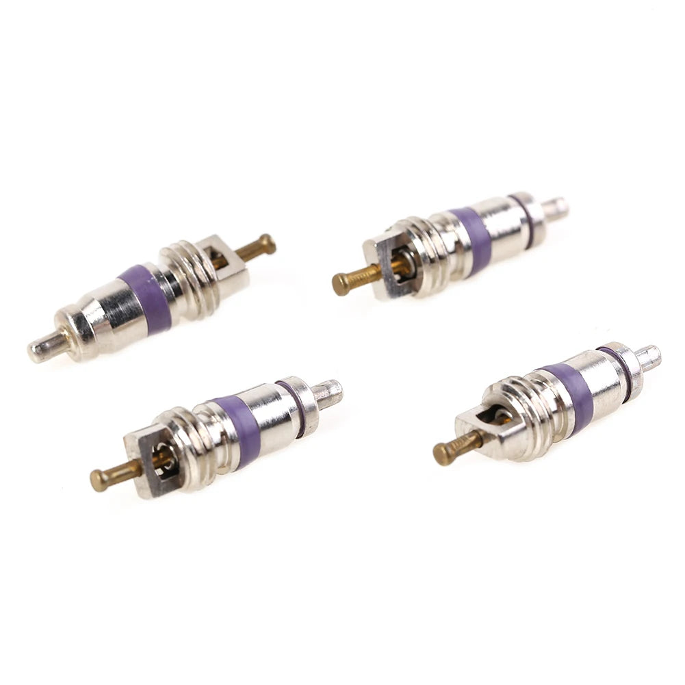 100-10pcs Copper R134a Car A/C Air Conditioning Valve Cores Automobile Universal Exterior Repair Components A/C Valve Cores
