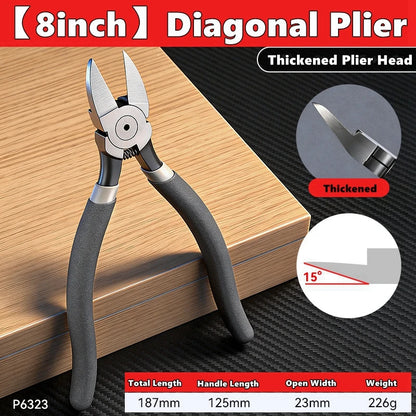 5/6/8 inch Multifunctional Diagonal Pliers Needle Nose Pliers Hardware Tools Universal Wire Cutters Side Cutter Cutting Pliers