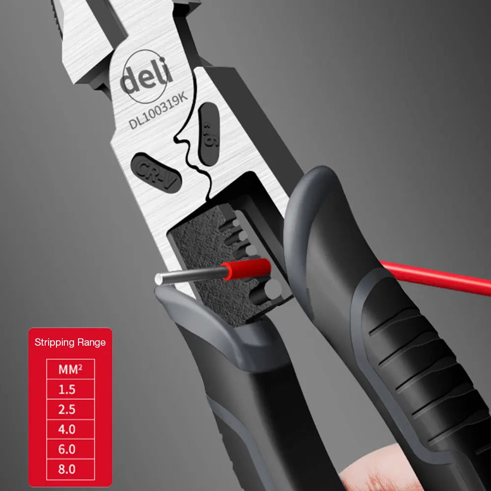 Multi-Functional Pliers Set 6-9 Inch Wire Cutter Needle Nose