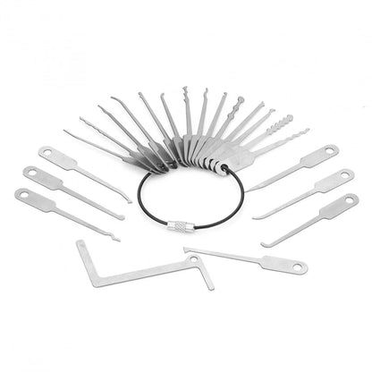 22-in-1 Lock Pick Set, Pro Locksmith Tools, Universal Padlock Repair Kit, Portable Metal Lock Picks, Daily Lock Maintenance