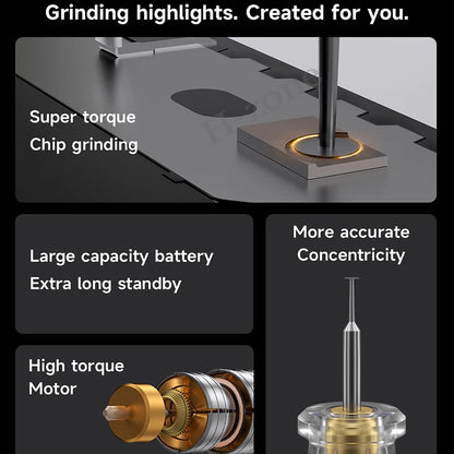 MECHANIC PWR  Multi-function Electric Polishing Pen for Mobile Phone Repair Motherboard PCB IC CPU Cutting Polishing Pen Tool