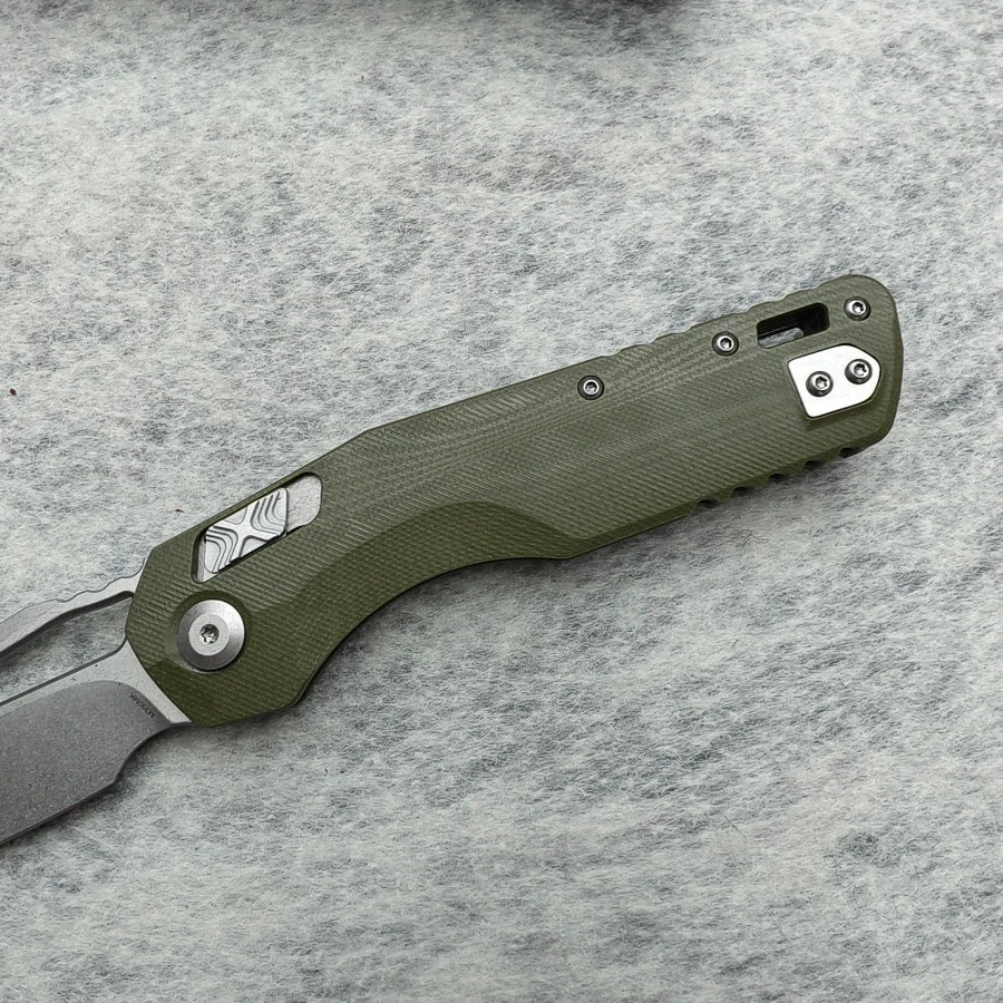 MSI Pocket Knife G10 Folding Knife Compact Design Precise and Durable Ideal for Outdoor Jungle Hiking EDC Tool Knife Men's Gift.
