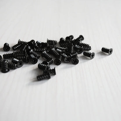30PCS Black Computer PC Case Cooling Fan Durable Screw For Fans 60mm 80mm 120mm