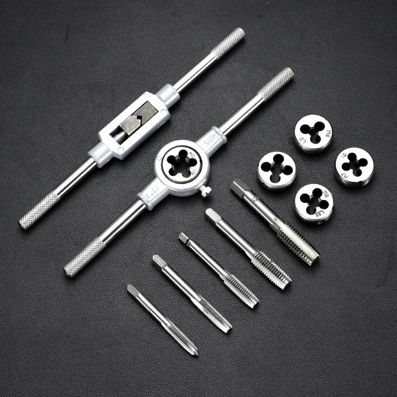 12/20/40pcs Multi-Size Portable Home Taps Slabs Tool Cases  Hardware Tool Portable Universal Combination Alloy Ste