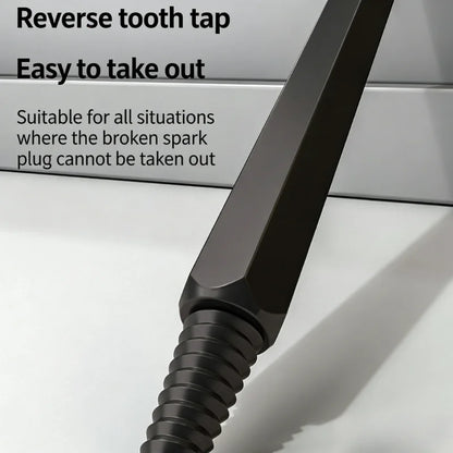 Professional Auto Spark Plug Removal Tool - Reverse Thread Tap for Extracting Broken Screws