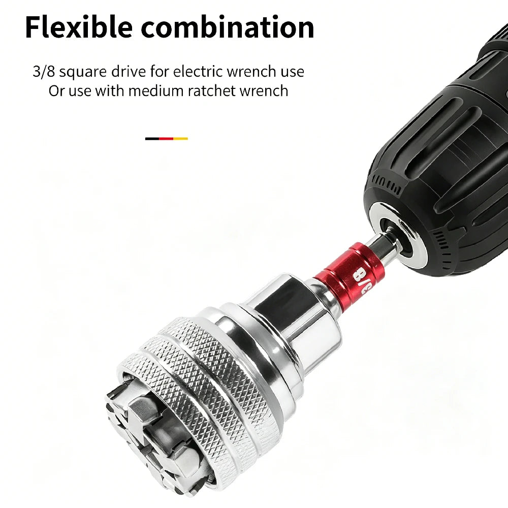 1PCS  Multi-Function Universal Socket Wrench Tool - Universal Maintenance Tool, Adjustable Universal Socket Wrench