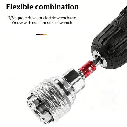 1PCS  Multi-Function Universal Socket Wrench Tool - Universal Maintenance Tool, Adjustable Universal Socket Wrench
