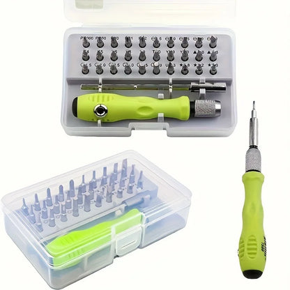 32 in 1 Multi-functional Screwdriver Kit Screwdrivers,Ideal for Fixing Furniture, Mobile Devices, Computers,Small Repair Tasks