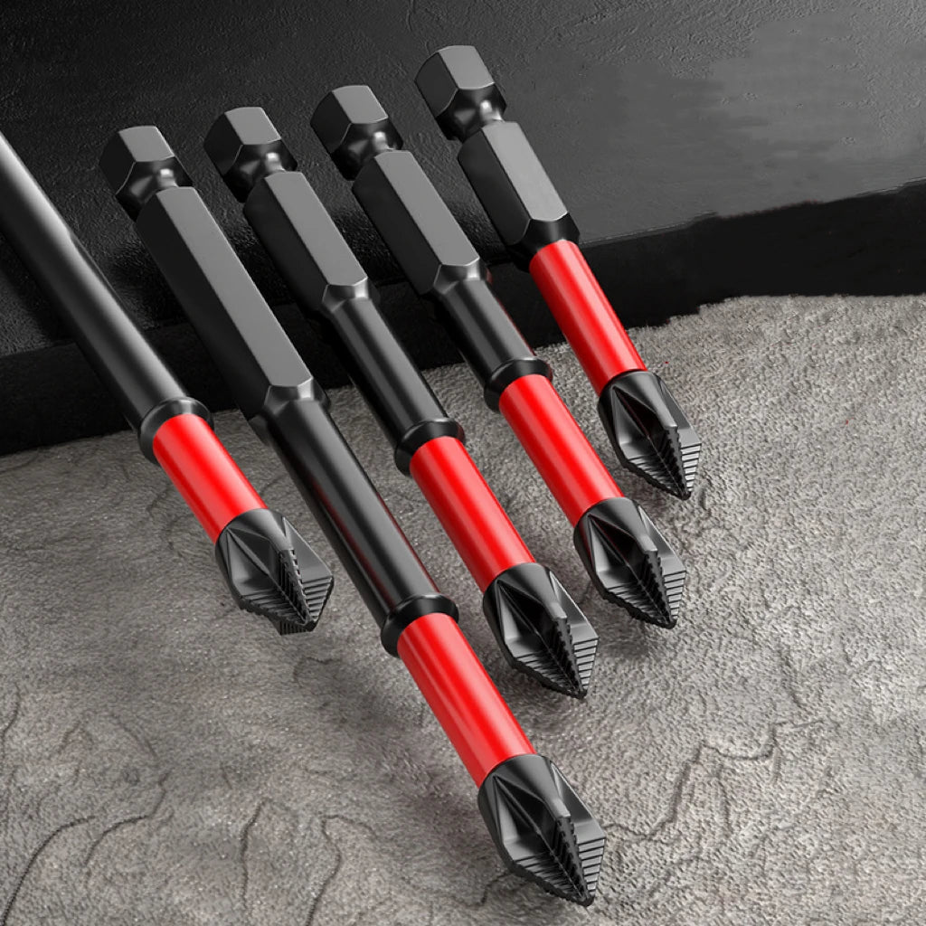 5/12Pcs Magnetic Screwdriver Bits Set Non-slip Shockproof Phillips Impact Hex Shank Alloy Steel for Power Tools