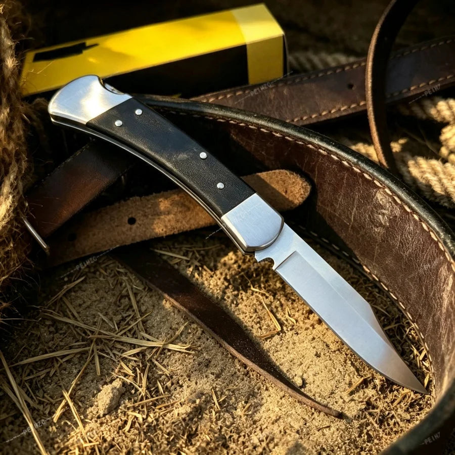 110 Folding Knife D2 Steel Blade G10 Handle Outdoor Camping Portable Hiking Survival Multi-purpose EDC Pocket Knife Men's Gift