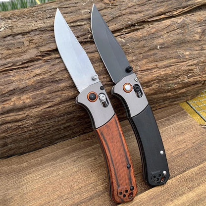 Pocket Knife BM 15080 Hunt Crooked River Folding Knife Point Blade Hunting Camping Outdoor Knives