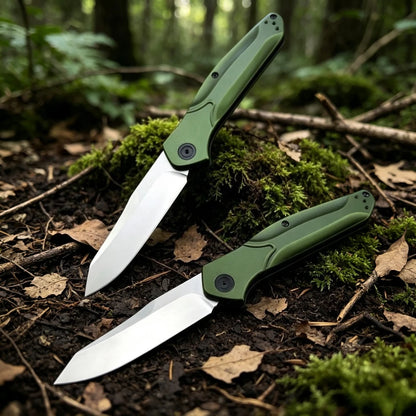 Compact Portable 9400 Folding Knife D2 Blade Aluminum Handle Outdoor Multi-functional Practical EDC Tool