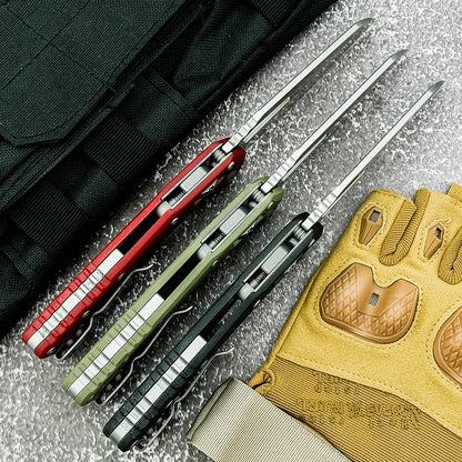 MSI-1 Jungle Adventure EDC Practical Folding Knife Multifunctional Tactical Hunting Tool 440C Blade Knives Nylon Fiber Handles