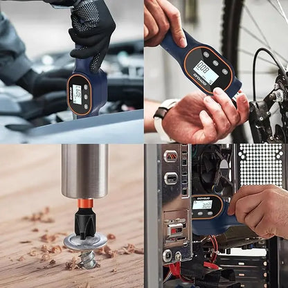 Digital Torque Screwdriver 7.08–70.8 In-lb / 0.8–8 Nm, 1/4' Adjustable Torque Screwdriver Set for Electronics, and Mounting