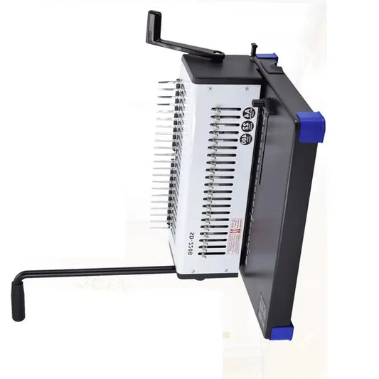 10 Holes Clips Office Documents Punch Binding Machine SD-220B Manual Binding Machine 21 Holes Rubber Gasket Ring