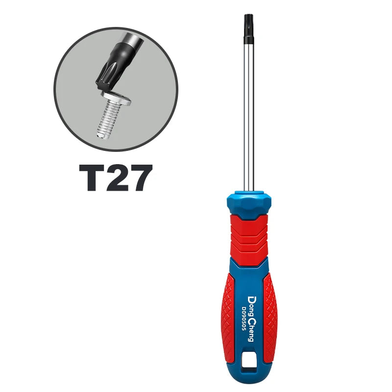 Torx Screwdriver Set T8 T10 T15 T20 T25 T27 T30 T40 CR-V Chrome Vanadium Magnetic Tip Anti Rust TPR Handle High Torque Star Tool