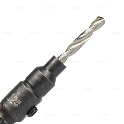 5Pcs Conical Drill Bit Countersink Woodworking Drilling Pilot Holes HSS Universal Counterbore Cutter Screw Hole Drill