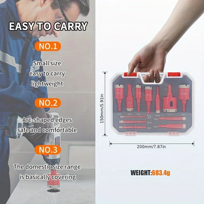 12Pcs Diamond Coated Drill Bits Set 6-35mm Hole Saw Kit for Glass Marble Granite Stone Tile Ceramic - Hand Tool