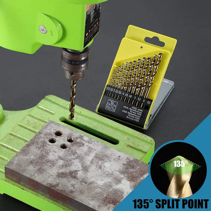 13PCS Metric Drill Bits Set (3/16”-1/2”) Tip Work for Glass Metal Tile Concrete Professional Masonry Drill Bits Tungsten Carbide