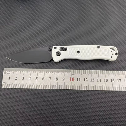 BM 533-3 MINI Bugout Nylon Wave Fibre Handle Axis Lock Folding Outdoor Self Defense Pocket Knife EDC Camping Hunting Tools