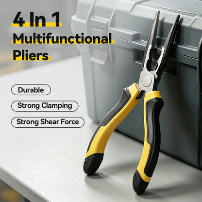 RDDSPON Needle Nose Pliers Hardware Tools Universal Wire Cutters Electricians Multifunctional Universal Diagonal Pliers for Home