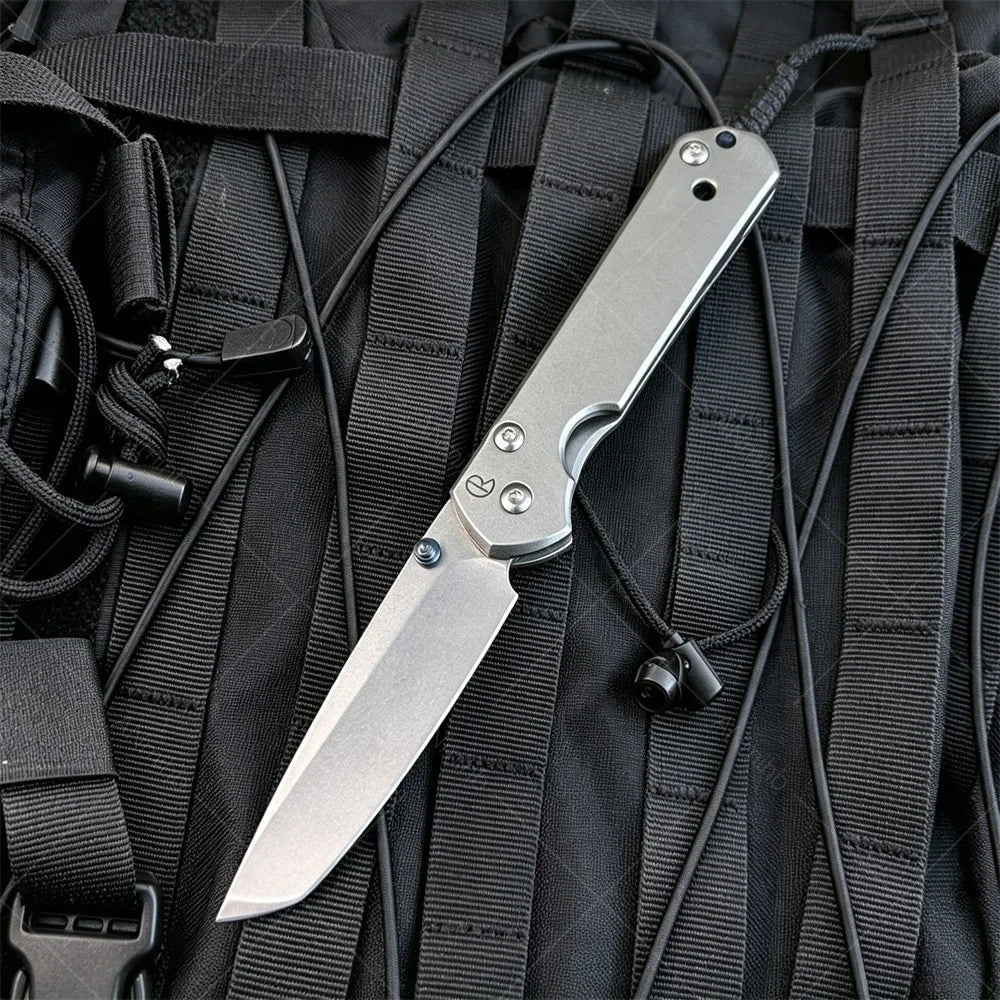 Chris Reeves Folding Knife, Outdoor Multifunctional Knife, Folding Knife Made of High Hardness Stainless Steel Knives Tool