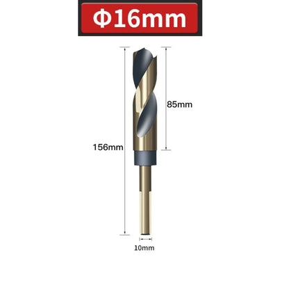 Portable 12mm-20mm Twist Drill HSS Spiral Cobalt Drill Bit Durable Round Shank Reduced Shank Drills