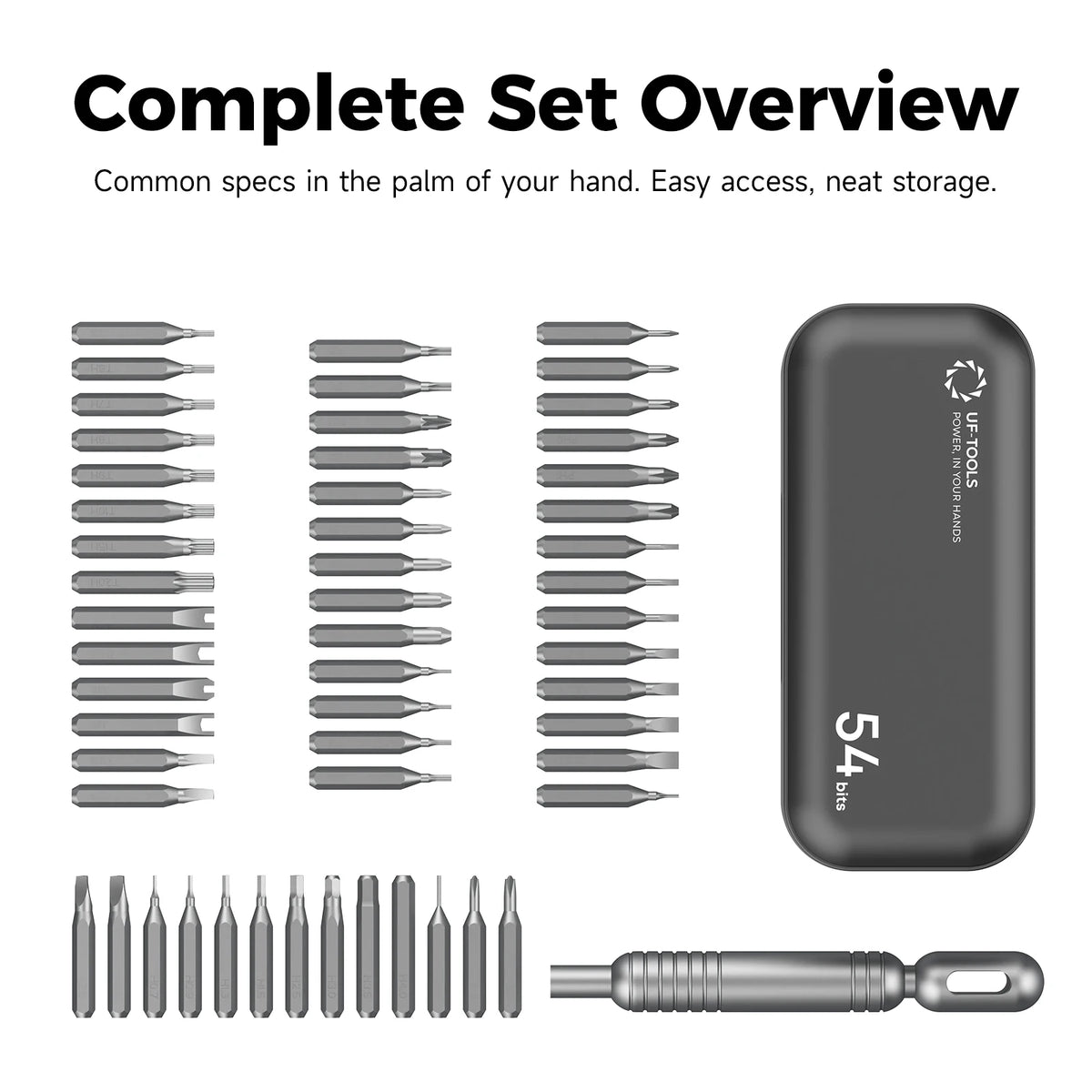 55PCS Mini Precision Screwdriver Set Magnetic Repair Tool Kit Torx Hex Phillips Bits for Phone Watch Laptop Electronics DIY Gift