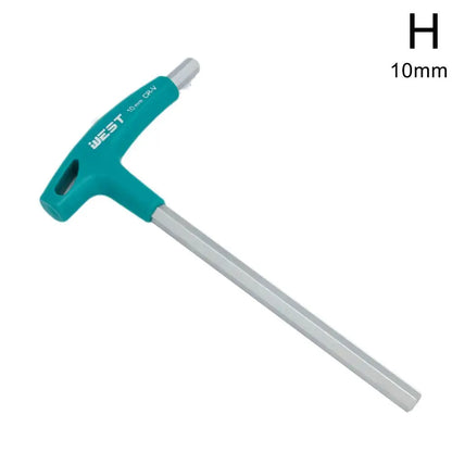 Professional Hex Allen Wrench with T-Handle 2mm 2.5mm 3mm 4mm 5mm 6mm 8mm 10mm Hexagonal Wrench Tools