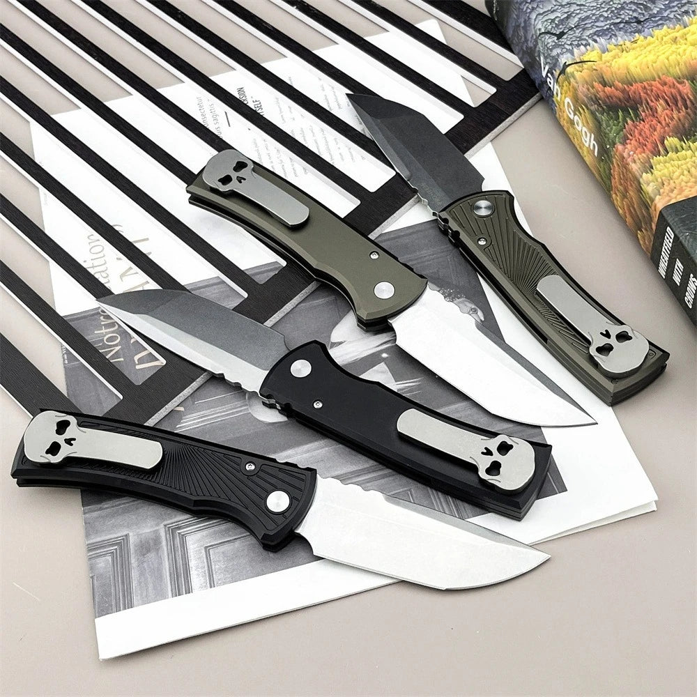 High-Quality 229 Pocket Folding Knife with D2 Blade and T6 Aluminum Handle—EDC, Camping, Outdoor, Pocket Knife for Exploration, Cutting, Mountaineering, Rescue, Fishing, Hiking, and More—Multipurpose Tool and Gift