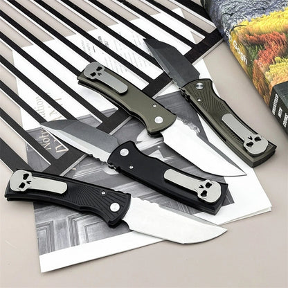 High-Quality 229 Pocket Folding Knife with D2 Blade and T6 Aluminum Handle—EDC, Camping, Outdoor, Pocket Knife for Exploration, Cutting, Mountaineering, Rescue, Fishing, Hiking, and More—Multipurpose Tool and Gift