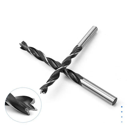 8pcs 3-10mm Twist Dril Bit Set Brad Point Wood Drill Bits Titanium Coated Woodworking Metal Drilling Bit Tools