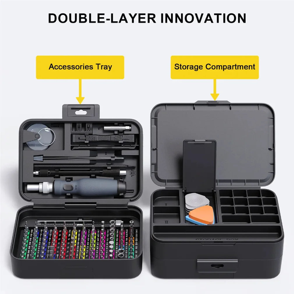 132 in 1 Screwdriver Kit Magnetic Precision Tools Hardware Tool Set Mobile Phone Repair Kit Repair Tools Computer Tool Set