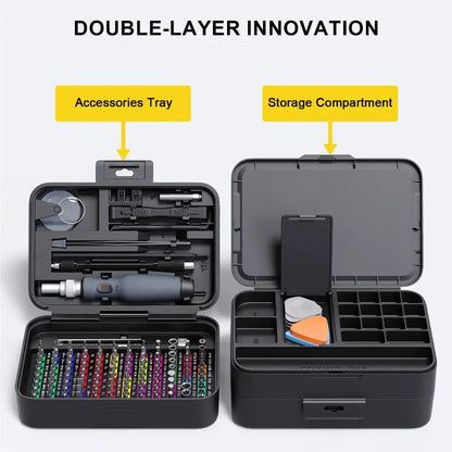 132 in 1 Screwdriver Kit, Magnetic Precision Tools, Hardware Tool Set, Mobile Phone Repair Kit, Repair Tools, Computer Tool Set
