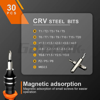 40 in 1 Precision Screwdriver Sets Phone Repair Tools Kit Multifunctional Hand Tools Set of DIY for Macbook Watch PC Electronic