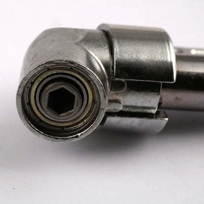 1pc Right Angle Drill 105 Degree Right Angle Driver Angle Extension Power Screwdriver Drill Attachment 1/4inch Hex Bit Drill Bit
