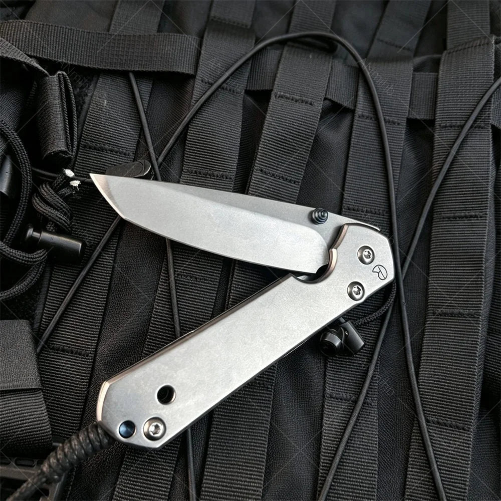 Chris Reeves Folding Knife, Outdoor Multifunctional Knife, Folding Knife Made of High Hardness Stainless Steel Knives Tool