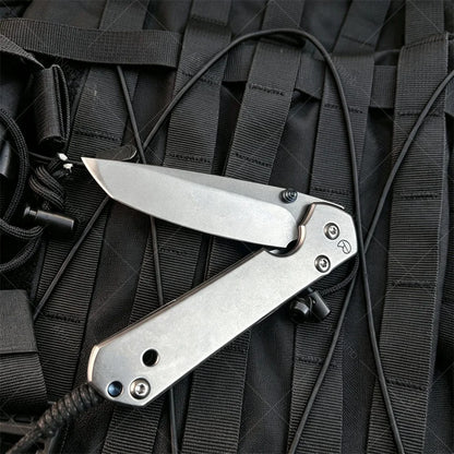 Chris Reeves Folding Knife, Outdoor Multifunctional Knife, Folding Knife Made of High Hardness Stainless Steel Knives Tool