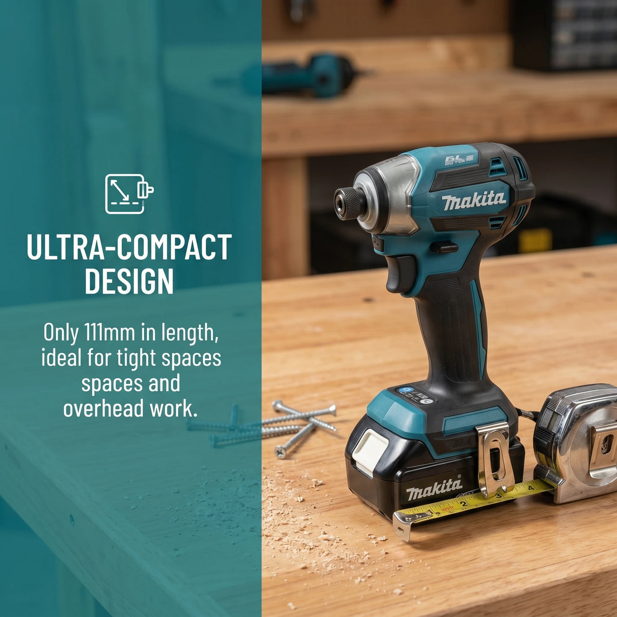 2026 Makita DTD173 18V Cordless Impact Driver BL Brushless Motor Electric Drill Wood/Bolt/T-Mode Rechargeable Power Tools