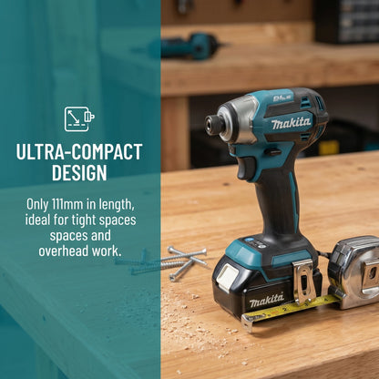 2026 Makita DTD173 18V Cordless Impact Driver BL Brushless Motor Electric Drill Wood/Bolt/T-Mode Rechargeable Power Tools