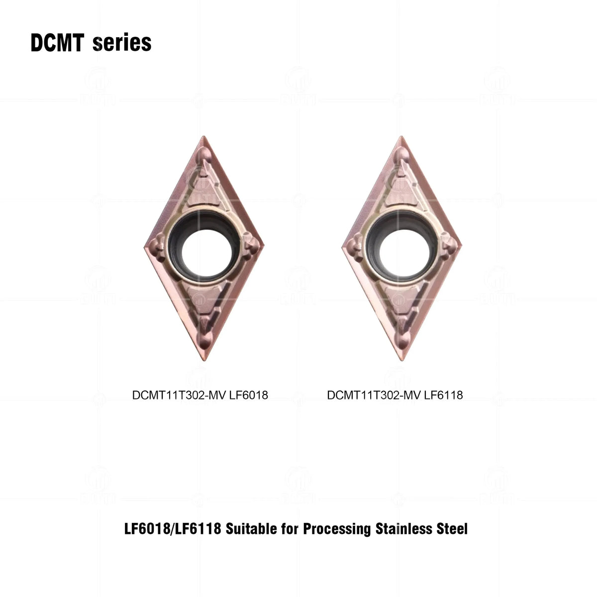 DESKAR 100% Original Lathe Cutter Tools DCMT11T302-MV LF6018 LF6118 Inner Hole Turning Blade Used For Processing Stainless Steel