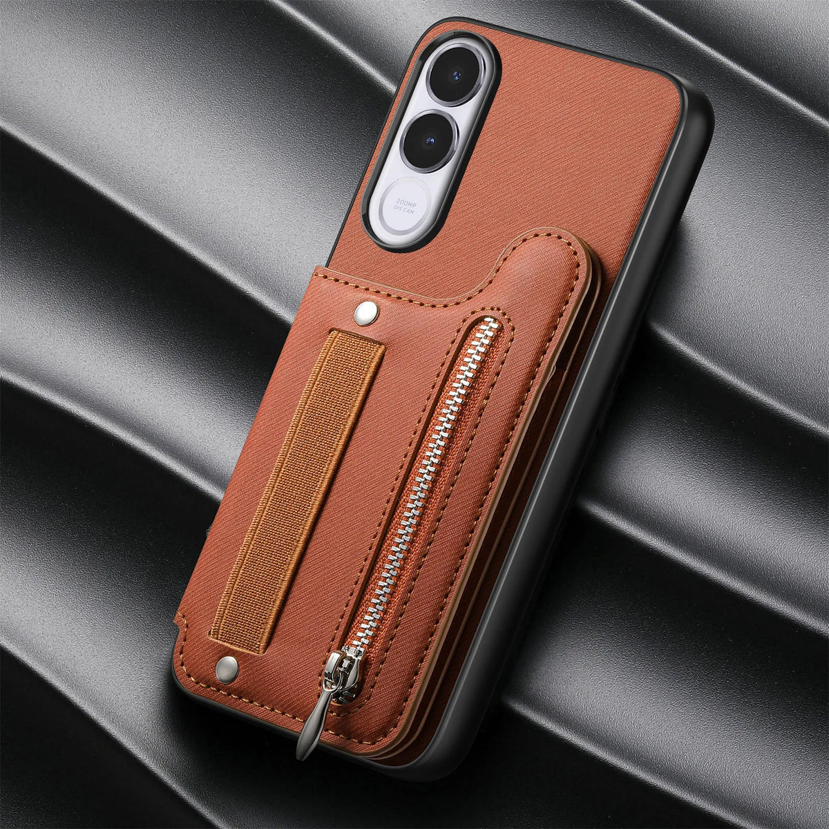Flip Wallet Card Cover For Vivo V70 FE Leather Elasticity Wristband Magnetic Shockproof Case For Vivo V70FE Stand Phone Shell